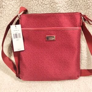 Tommy Hilfiger red cross body bag